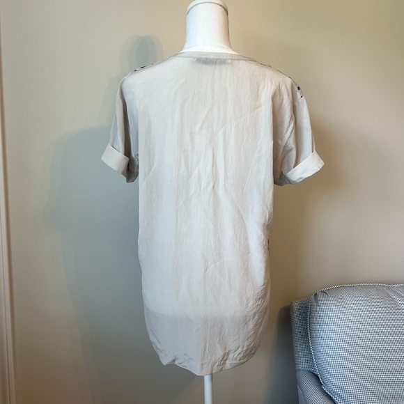 ALL SAINTS Spitalfields Aroma Felix Silk Blouse Size 4 AllSaints - Picture 3 of 7